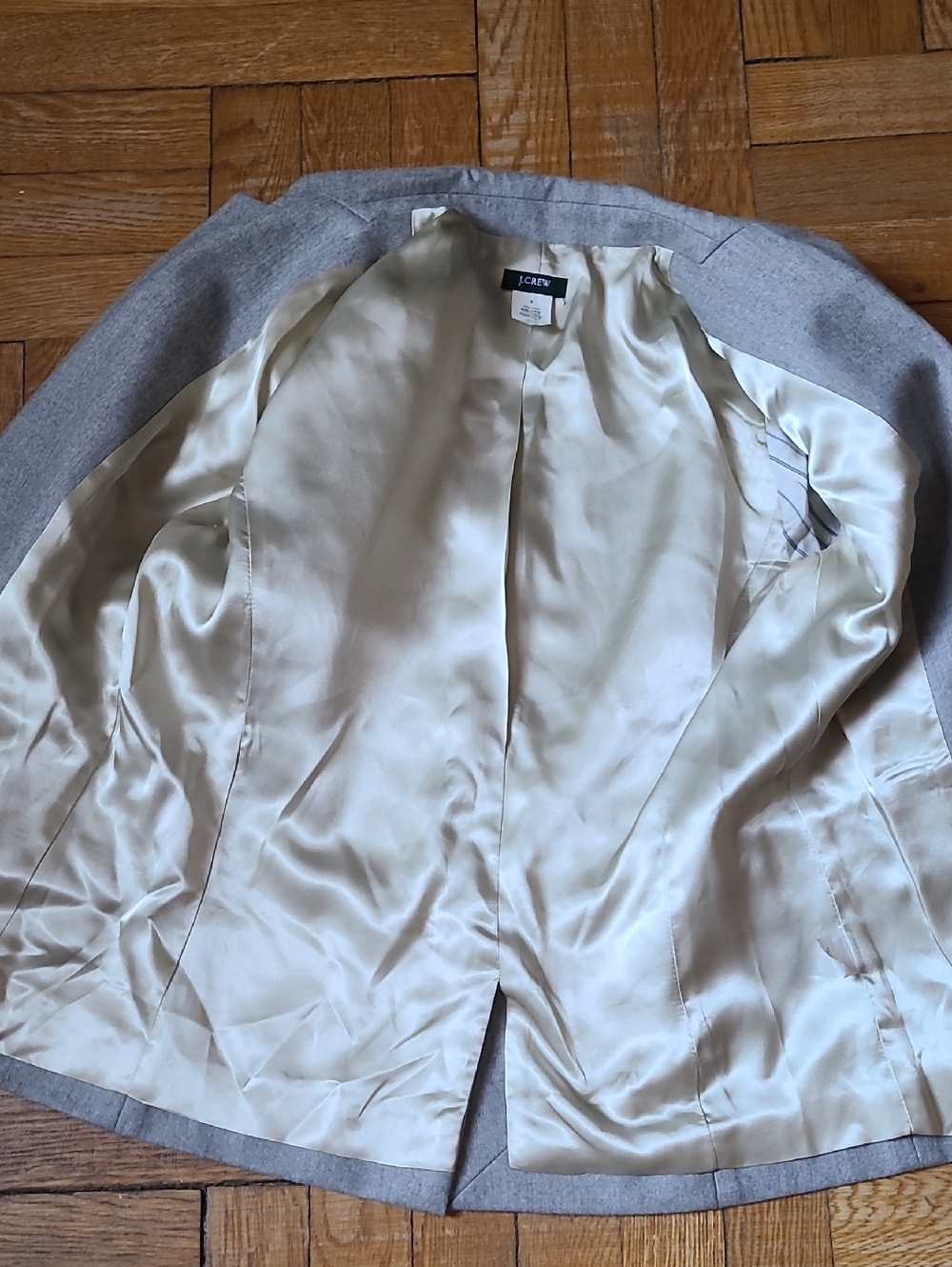 J. Crew Women's Schoolboy Blazer Style #18271 100% Wool Sz 0 - Picture 4 of 11